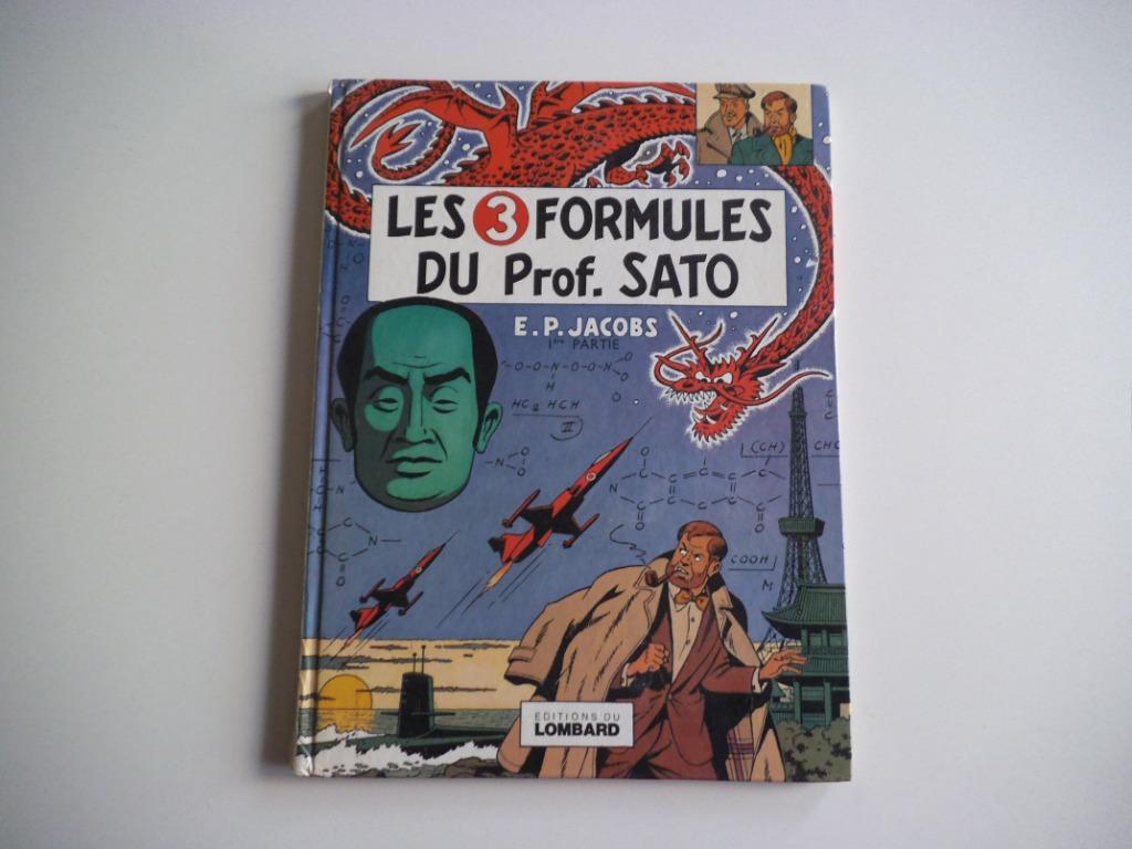 Blake en Mortimer Les 3 formules du prof. Sato part 1 1977, Edgar Jacobs, Enlèvement ou Envoi, Une BD, Utilisé