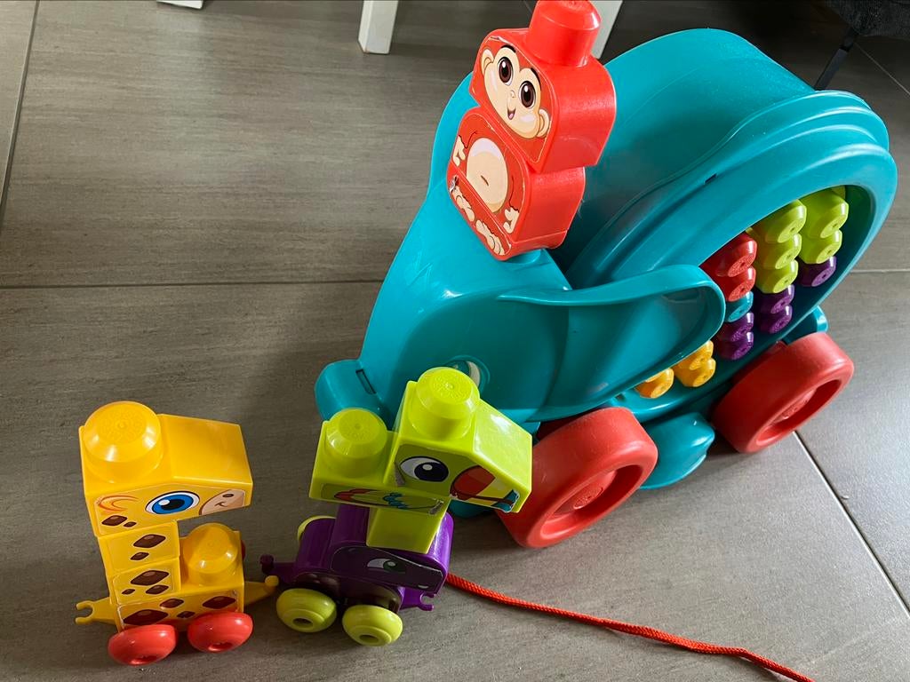 Olifant mega bloks, Ophalen, Gebruikt