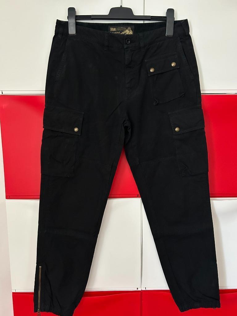 Pantalon cargo noir Trialmaster Belstaff homme 34 NEUF, Neuf, Enlèvement ou Envoi, Taille 52/54 (L), Belstaff