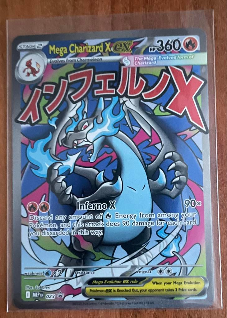 VERKOCHT Pokemon Mega Charizard X EX 360, Ophalen, Zo goed als nieuw