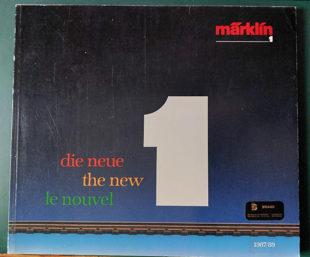 Catalogue Märklin 1 de 1987/89 + complément 1989/90, Hobby & Loisirs créatifs, Trains miniatures | Échelles Autre, Utilisé, Livre, Revue ou Catalogue