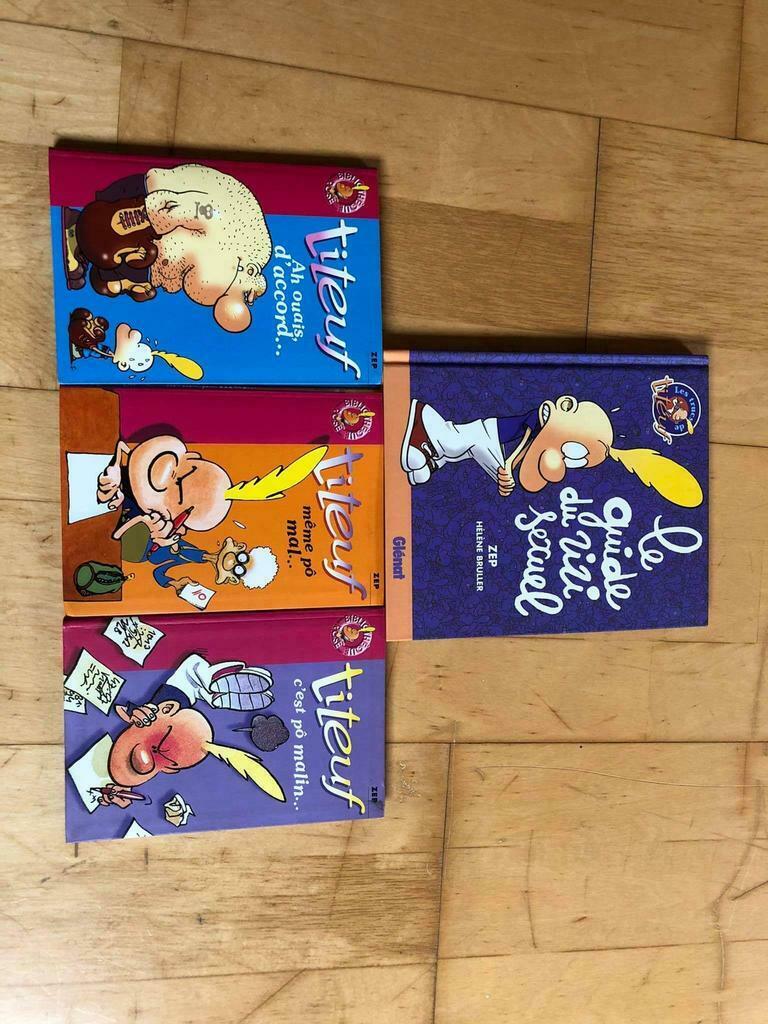 TITEUF 4 albums petit format