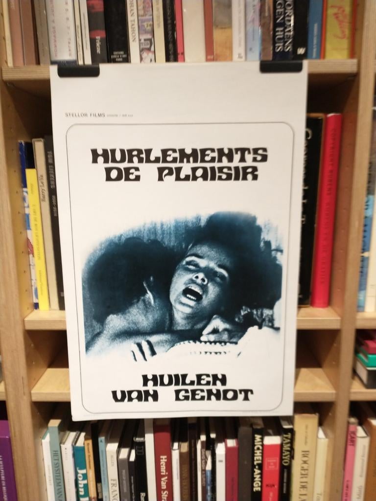 Stellor films - Huilen van genot filmaffiche, Collections, Posters & Affiches, Enlèvement ou Envoi, Comme neuf