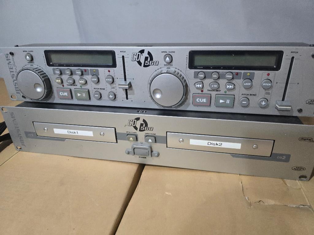Dubbele cd speler Jbsystems, Ophalen of Verzenden, Gebruikt, Audio