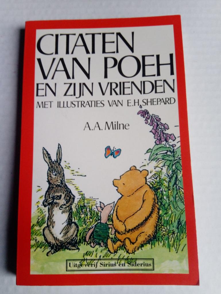 🐻🍯 Citations de Pooh et ses amis Shepard - A Milne🐻🍯, Enlèvement ou Envoi, Comme neuf