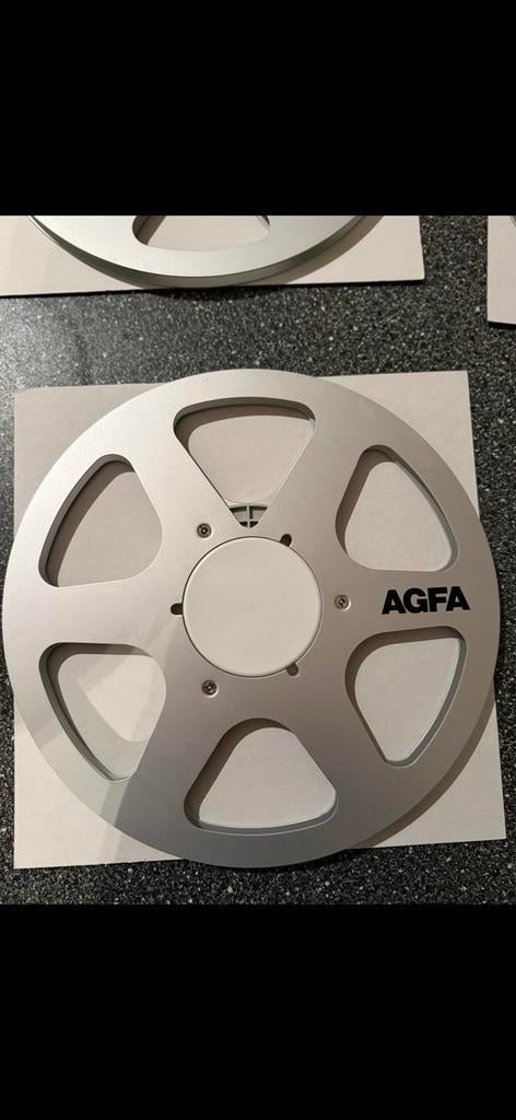 Bobines Audio AGFA 5+1 bobines GRATUITES métal 26,5cm, TV, Hi-fi & Vidéo, Enregistreurs audio, Envoi