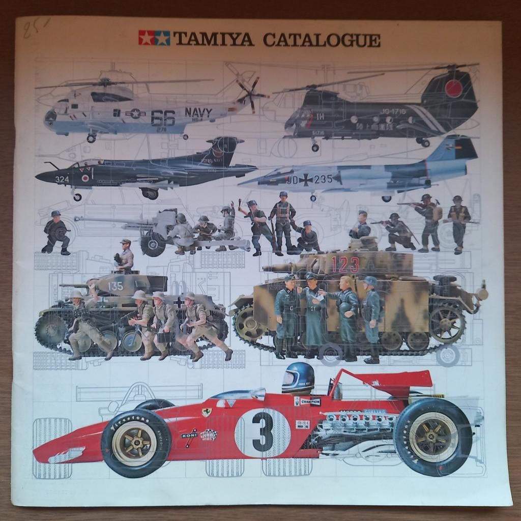 Vintage Jaren 1970 TAMIYA Catalogus 3, Ophalen of Verzenden, Tamiya