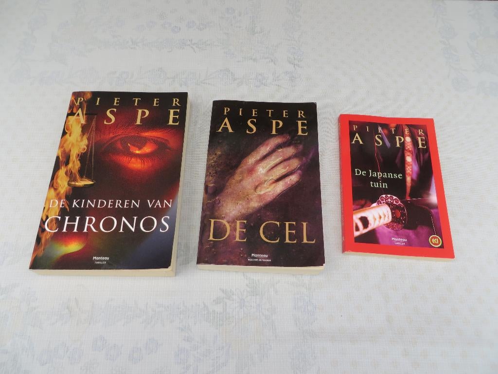 thrillers Pieter Aspe, Boeken, Ophalen, Zo goed als nieuw