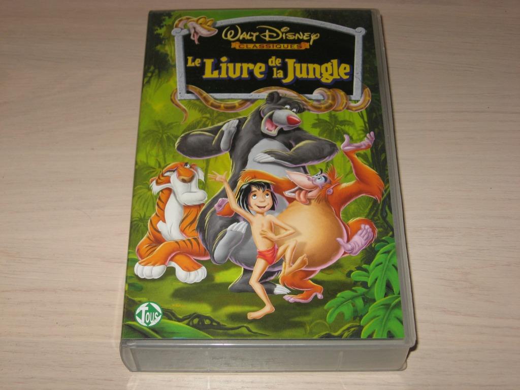K7 vhs le livre de la jungle, Ophalen of Verzenden, Zo goed als nieuw, Tekenfilms en Animatie, Tekenfilm