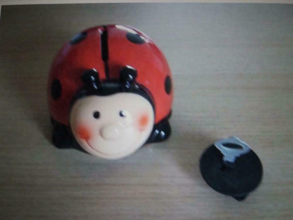 spaarpotjes lieveheersbeestje, Ophalen, Zo goed als nieuw