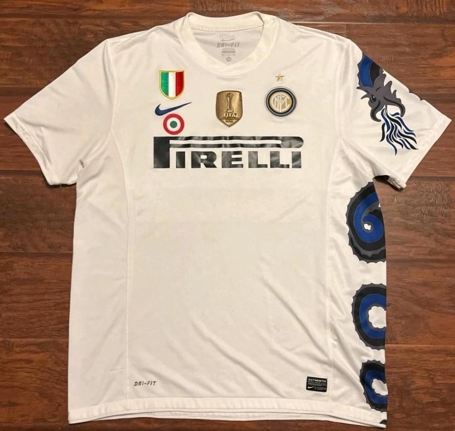 Inter Milan Voetbal Uitshirt Champions League Origineel 2010, Verzenden