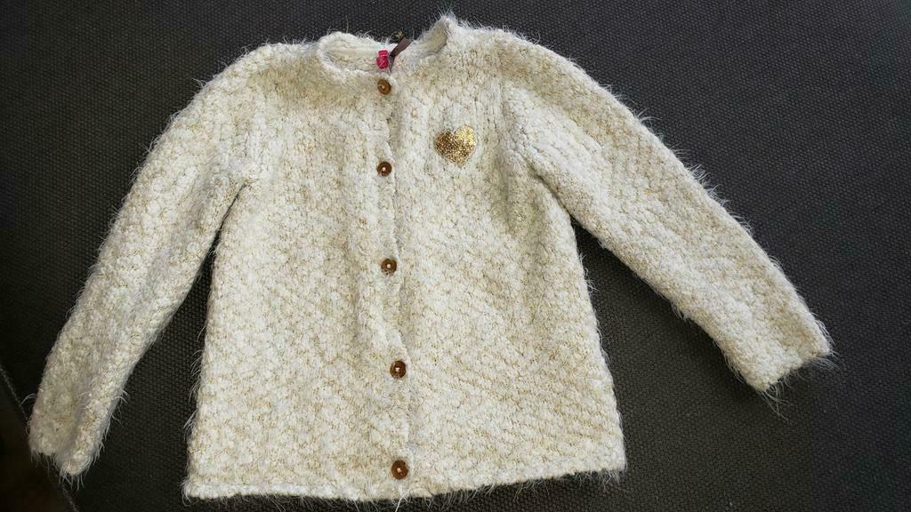 Gilet fille 3 ans T98, Kinderen en Baby's, Kinderkleding | Maat 98, Meisje, Trui of Vest, Ophalen of Verzenden, Zo goed als nieuw