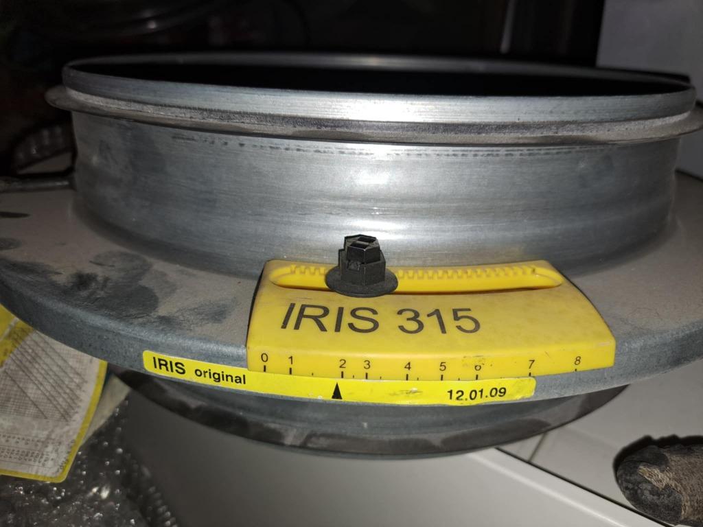 5x silencieux Iris 315 mm - Contrôle du volume IRIS315 ! NWP, Bricolage & Construction, Ventilation & Extraction, Neuf, Extracteur