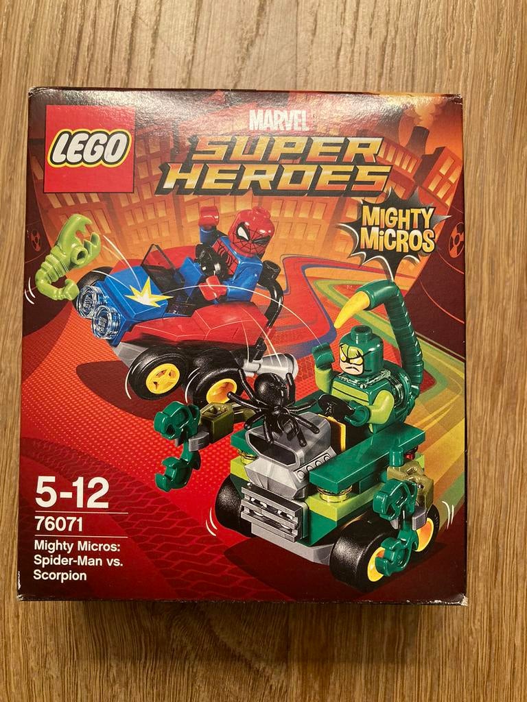 Lego Mighty Micros: Spider-Man vs Scorpion 76071, Ophalen, Zo goed als nieuw, Complete set, Lego
