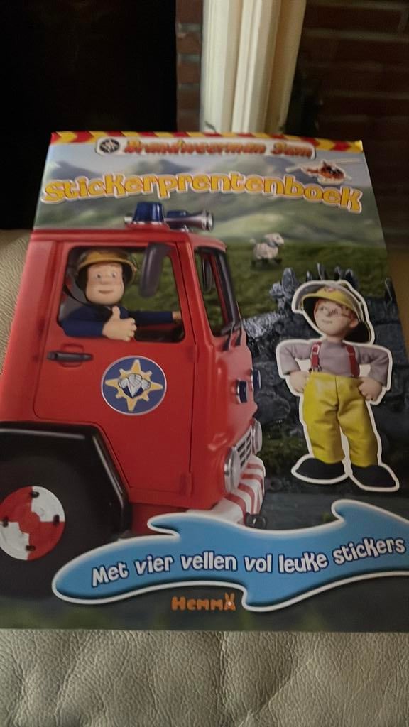 Stickerboek brandweerman sam, Ophalen of Verzenden, Nieuw