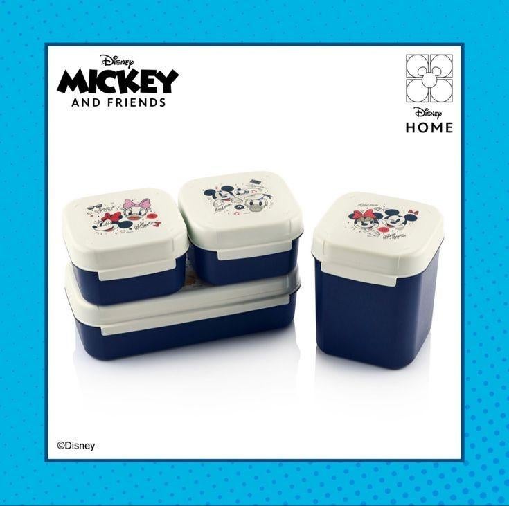 Tuppertop Mickey mousse, Huis en Inrichting, Keuken | Tupperware, Ophalen of Verzenden, Nieuw, Blauw, Overige typen