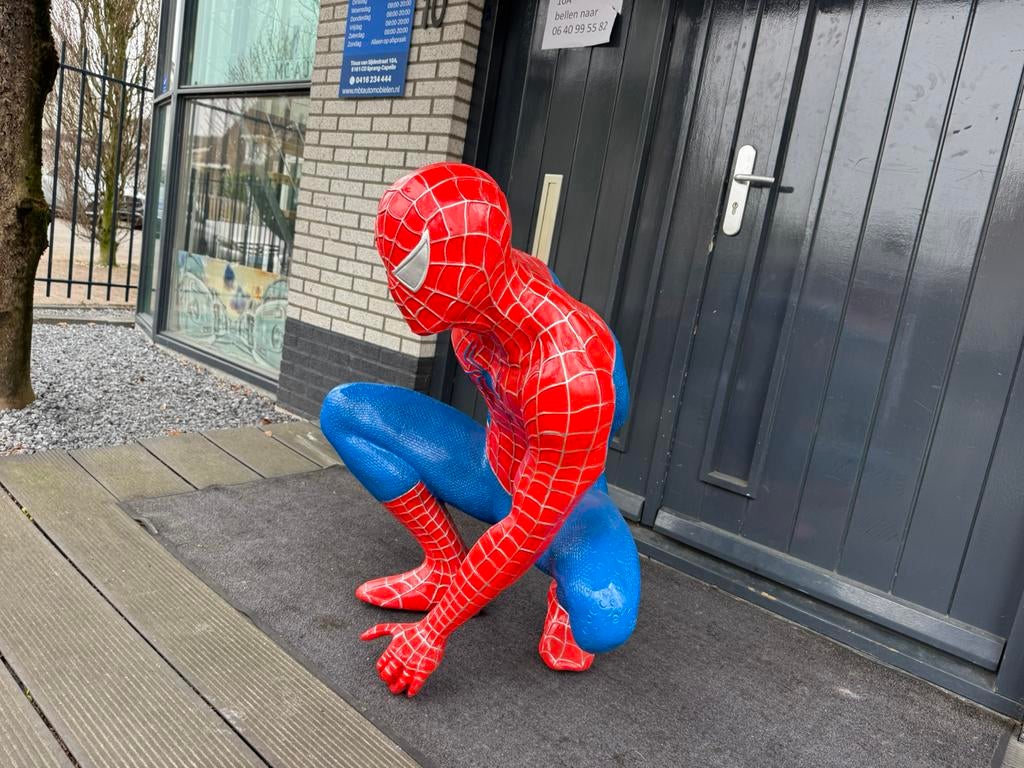 Levensgroot Spiderman beeld XL, Ophalen, Zo goed als nieuw, Fantasy