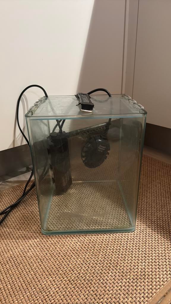 Nano aquarium 10 liter (compleet!), Ophalen of Verzenden, Gebruikt, Leeg aquarium