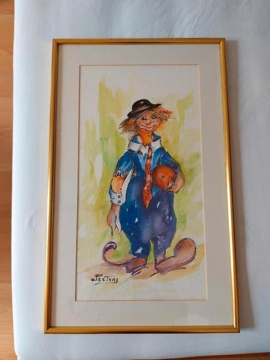 clown coloré par Jeannot Peeters, Enlèvement
