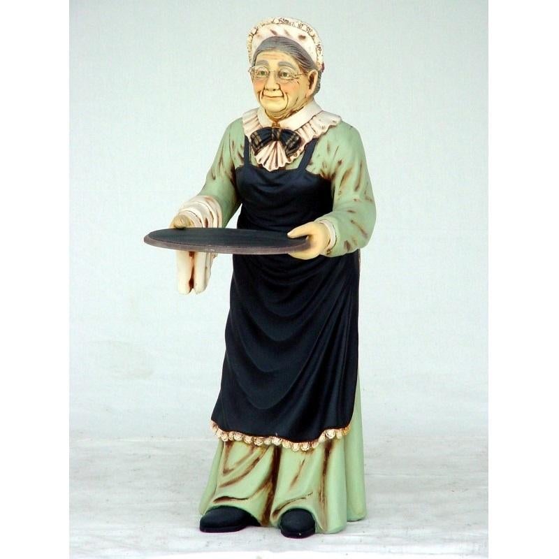 Image de serveuse vieille femme de 3 pieds, Collections, Statues & Figurines, Neuf, Enlèvement