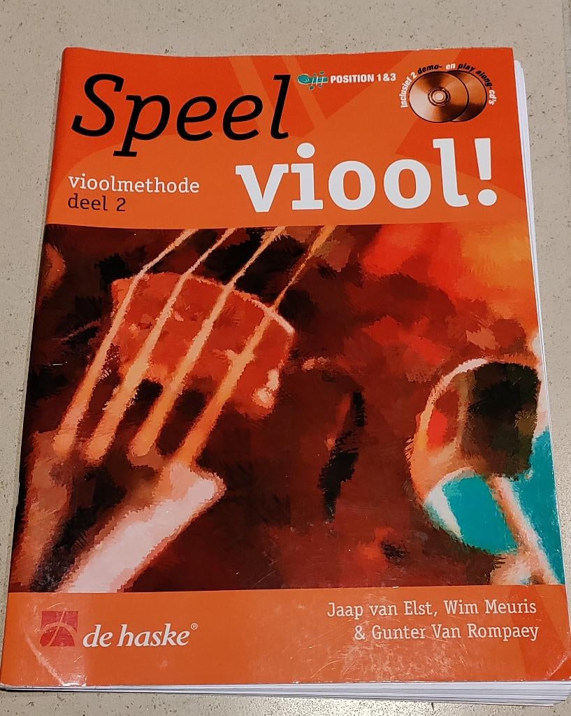 Lesboek 'Speel Viool'   deel 2, Muziek en Instrumenten, Strijkinstrumenten | Violen en Altviolen, Gebruikt, Viool, Ophalen of Verzenden