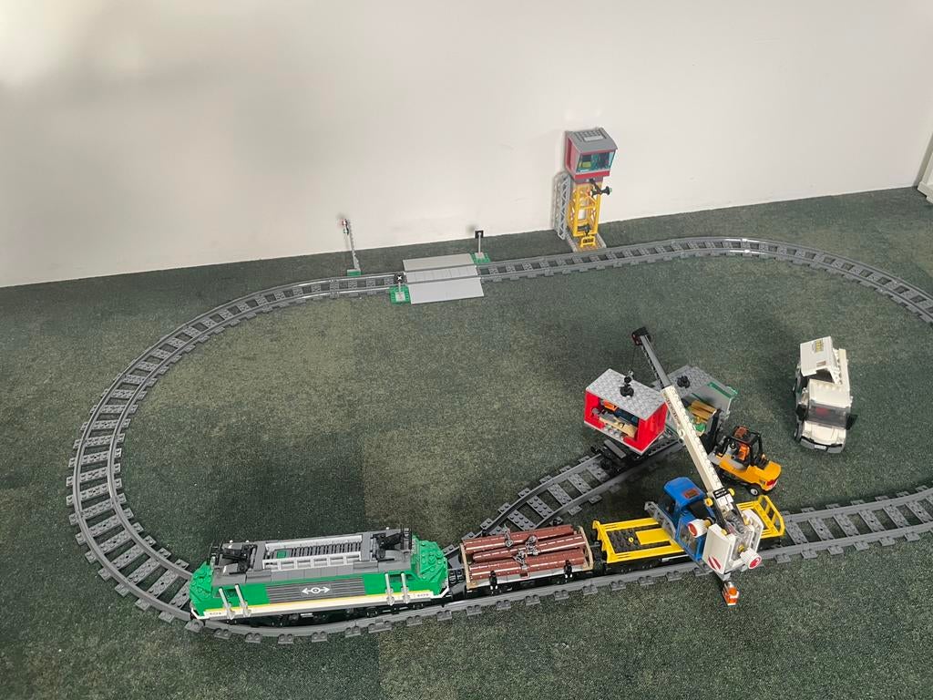 Lego vrachttrein 60198, Enlèvement, Comme neuf, Ensemble complet, Lego