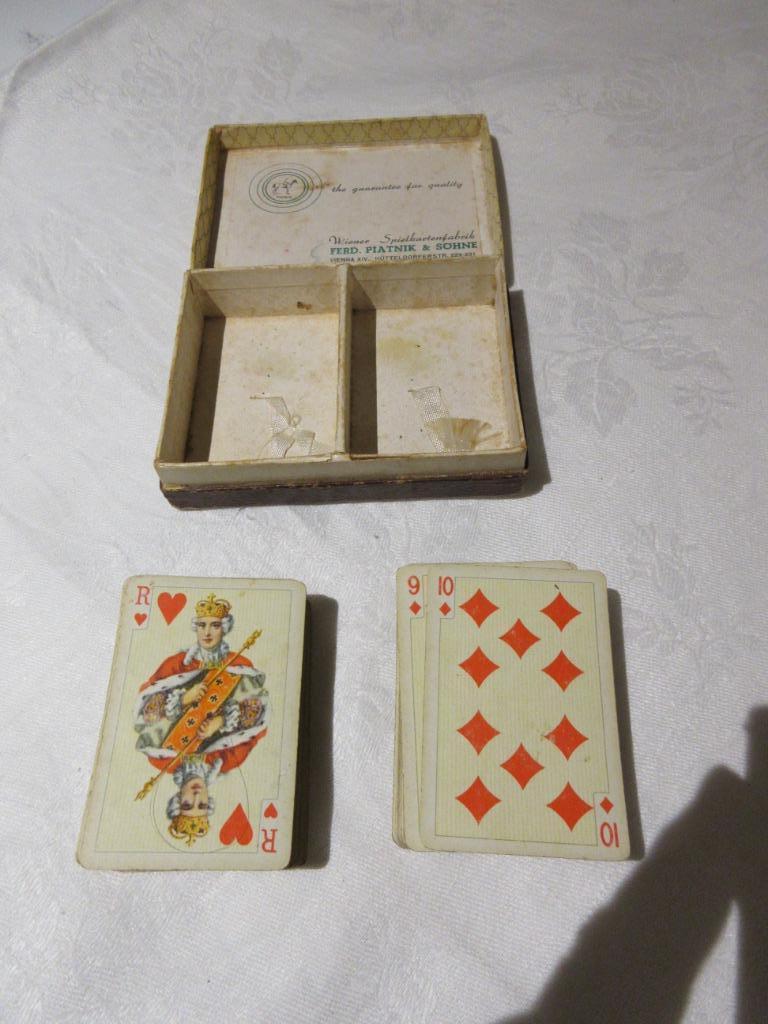 Speelkaarten Wiener Spielkartenfabrik Ferd. Piatnik Austria, Verzamelen, Ophalen, Speelkaart(en)