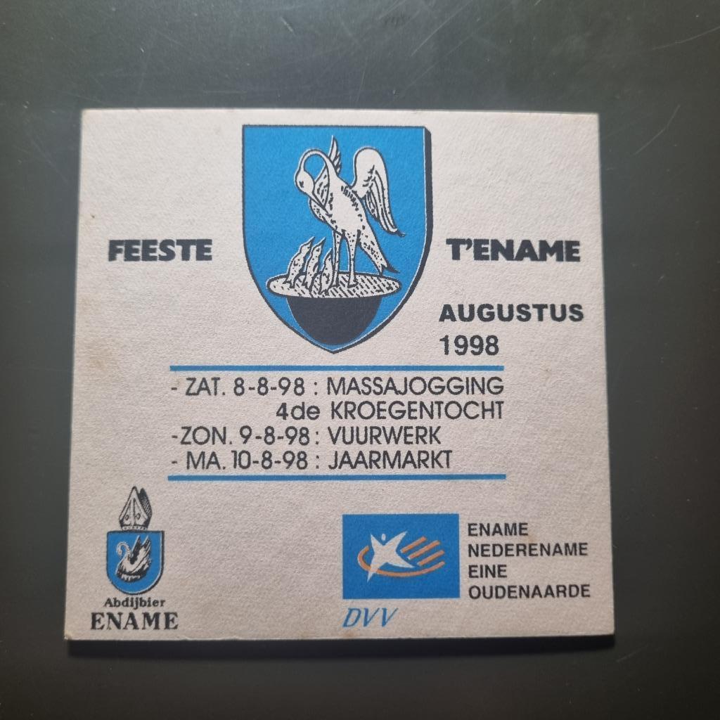 Sous Bock Ename (modèle 2), Verzamelen, Ophalen of Verzenden, Gebruikt, Viltje(s), Overige merken