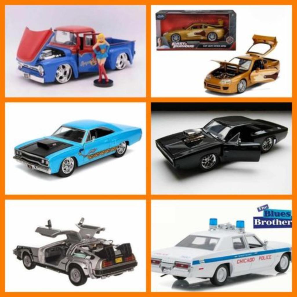 Dodge Pontiac Buick Ford Chevy Cadillac Film modelauto 1:24, Ophalen of Verzenden, Nieuw, Auto's