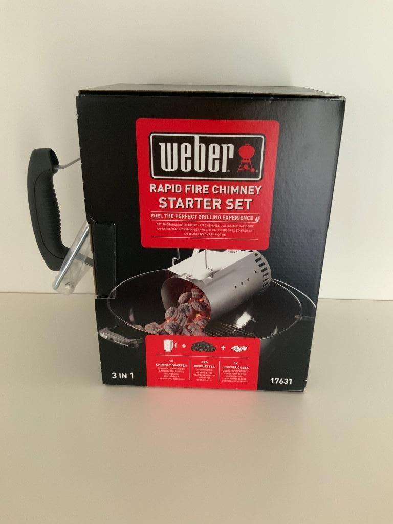 Weber BBQ starterset barbecue 🍖 gril, Ophalen, Nieuw, Weber