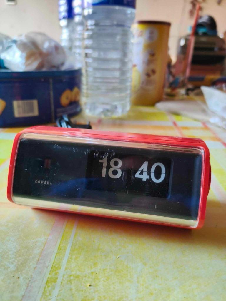 COPAL wekker met 222-klok - FLIP CLOCK, Ophalen of Verzenden