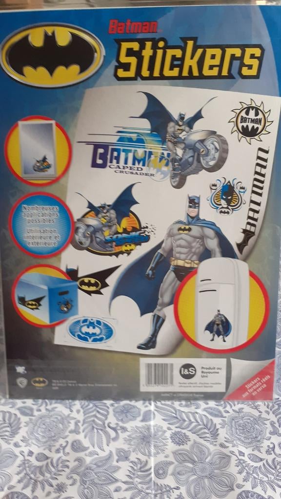 stickers plastifier decoratif batman modéle 1, Ophalen of Verzenden, Nieuw