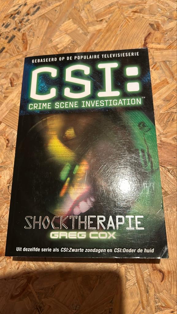 Greg Cox - CSI: Shocktherapie, Greg Cox, Ophalen of Verzenden, Zo goed als nieuw