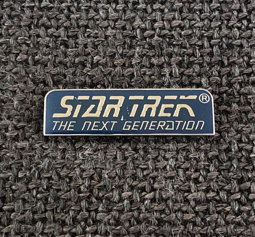 PIN - STAR TREK - THE NEXT GENERATION, Verzamelen, Verzenden, Gebruikt, Overige onderwerpen, Speldje of Pin