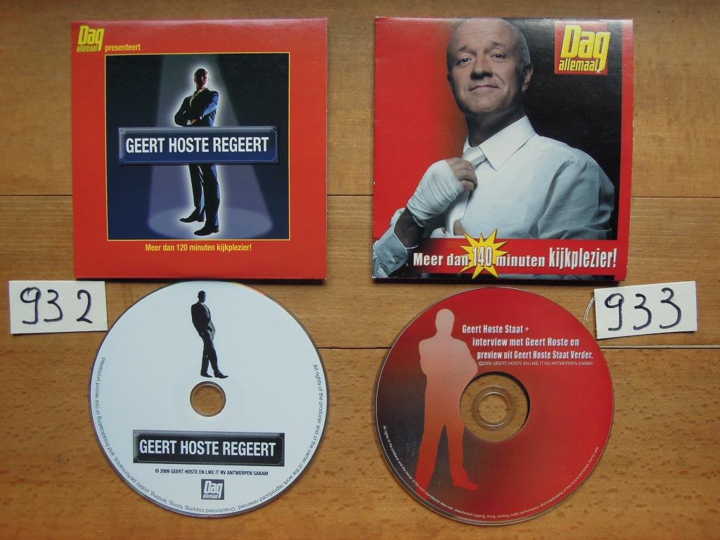 DVD Geert Hoste Dag Allemaal 2006, Cd's en Dvd's, Alle leeftijden, Ophalen of Verzenden, Zo goed als nieuw, Stand-up of Theatershow