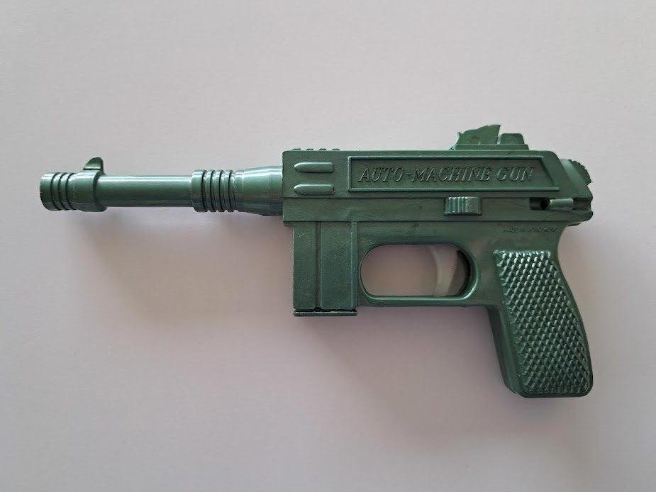 Pistolet jouet vintage - Mitrailleuse automatique, Enlèvement ou Envoi, Utilisé, Garçon