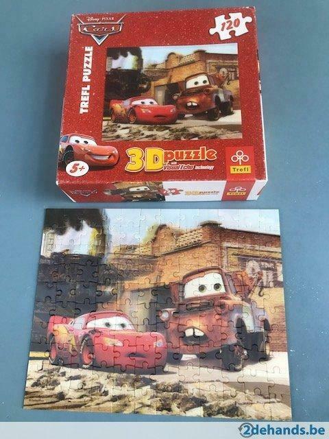 Puzzel Cars 3D, Enlèvement ou Envoi, Utilisé