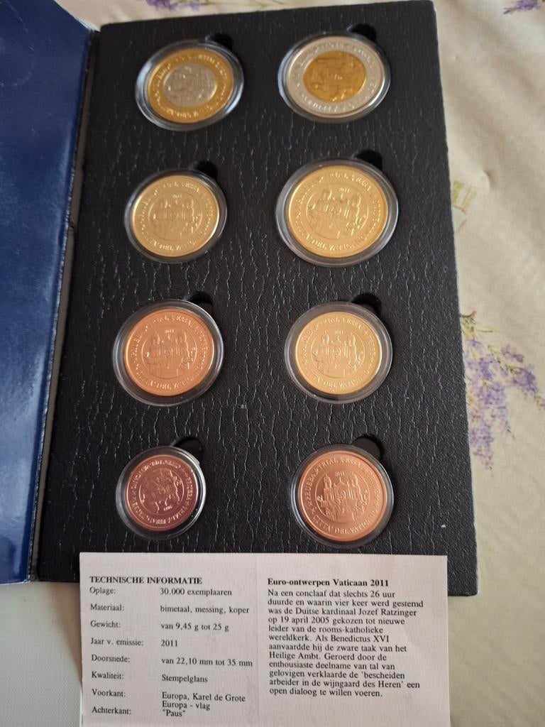 Vaticaan 2011 probe, Postzegels en Munten, Ophalen of Verzenden