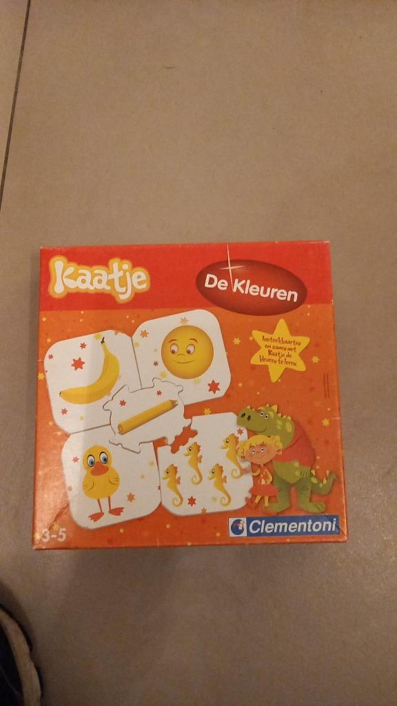 puzzel kaatje de kleuren 3-5 jaar, Ophalen of Verzenden, 10 tot 50 stukjes, Gebruikt, 2 tot 4 jaar