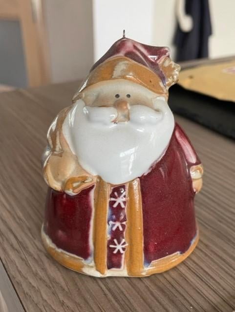 Kerstfiguur met bel, Ophalen of Verzenden