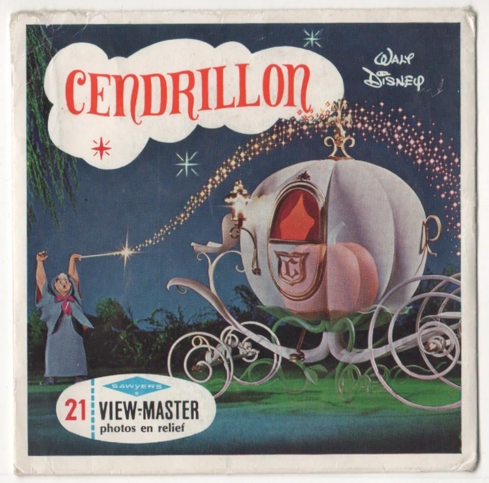 View-master Cinderella B 318 FR Assepoester, Antiek en Kunst, Antiek | Speelgoed, Ophalen of Verzenden