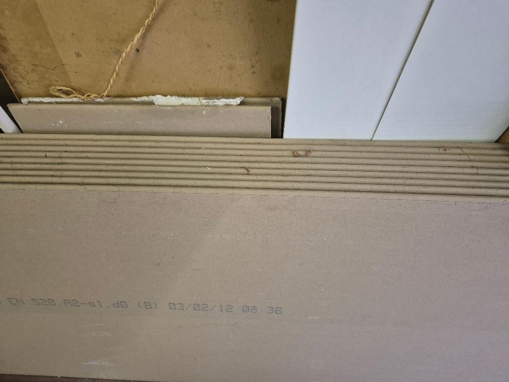 plaques de platre, Bricolage & Construction, Enlèvement, Comme neuf, Autres matériaux, Moins de 20 mm