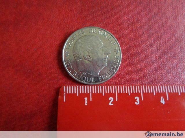 Pièce de monnaie. "FRANCE". Charles de Gaulle.1958/1988., Postzegels en Munten, Munten | Europa | Euromunten, Verzenden, Frankrijk