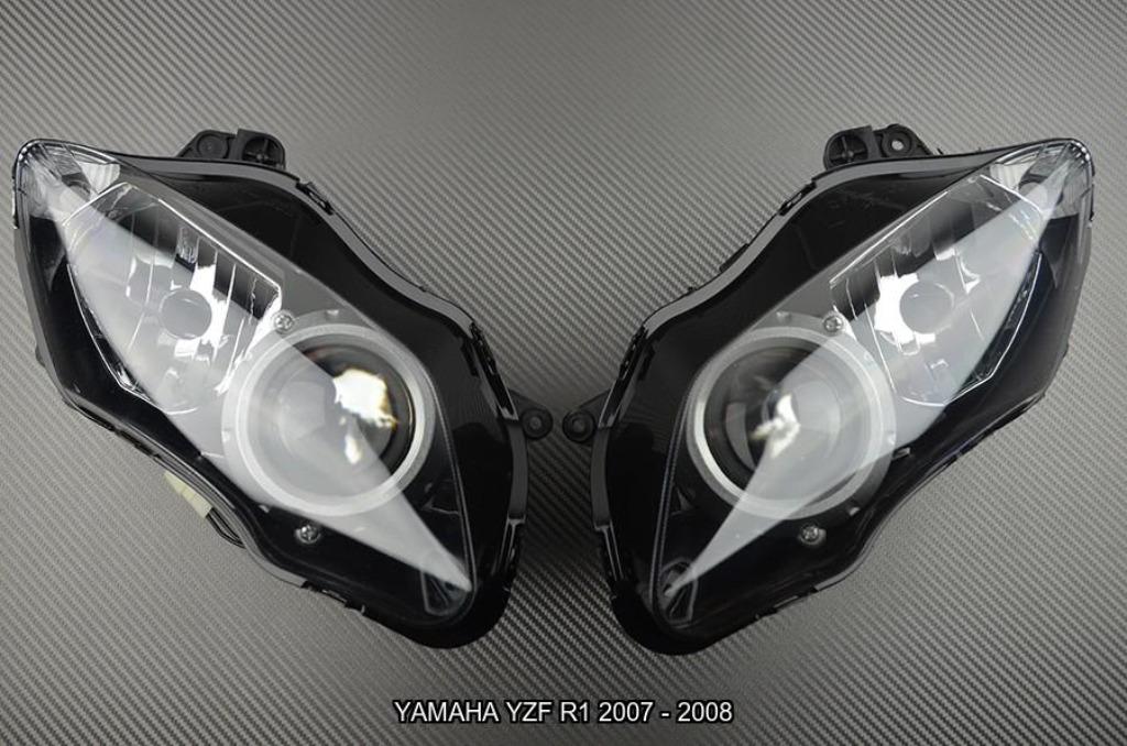 Phare / Optique AVDB avant YAMAHA YZF R1 2007 - 2008, Enlèvement ou Envoi, Neuf