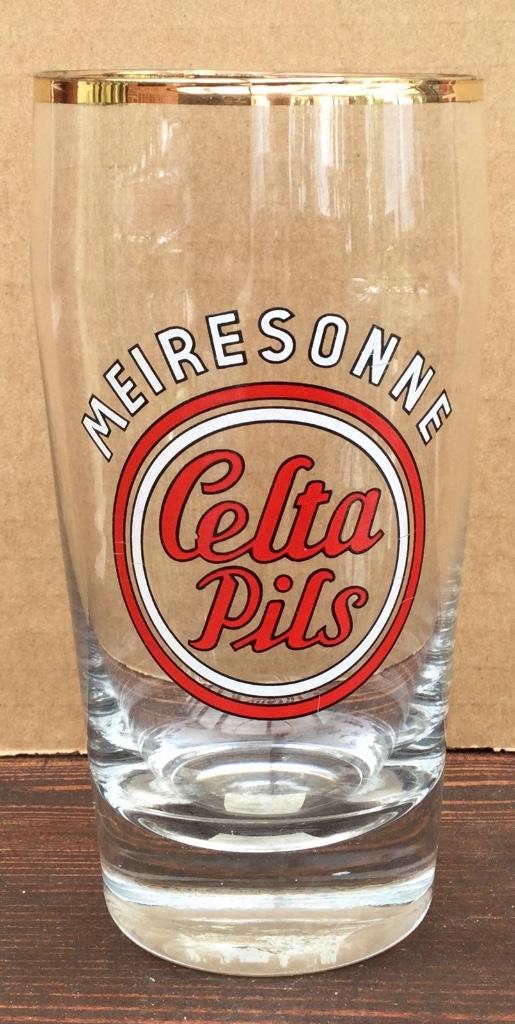Bier brouwerij Meiresonne wit Gent Celta pils, Enlèvement ou Envoi, Comme neuf