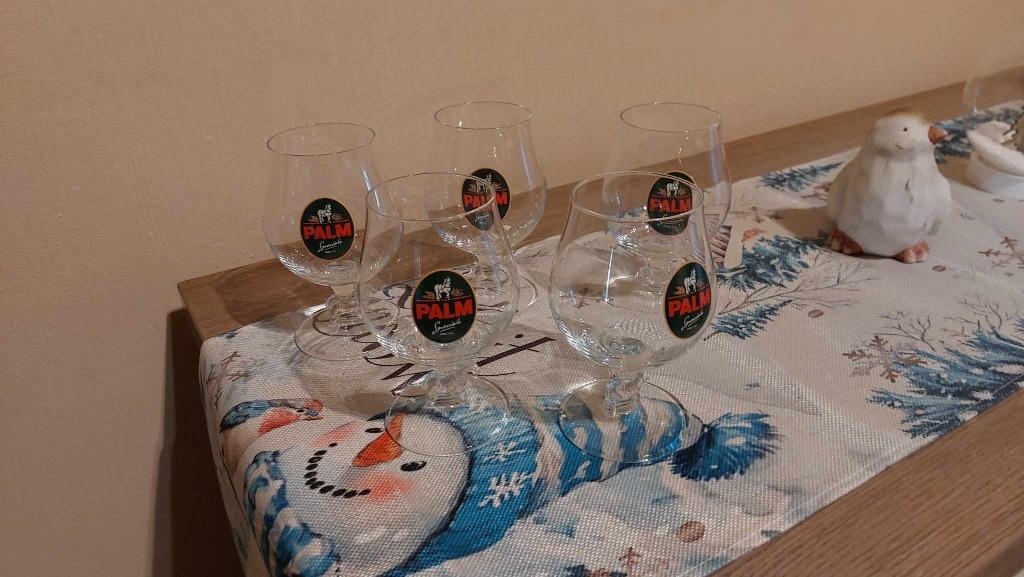 5 Bierglazen / Speciale Palm, Verzamelen, Verzenden, Zo goed als nieuw, Bierglas