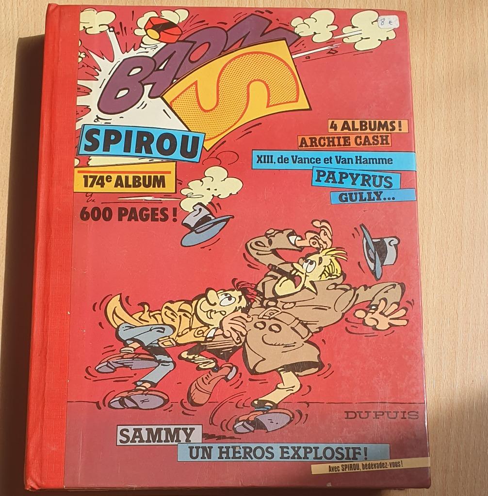 174. Spirou album du journal, Gelezen, Eén stripboek, Ophalen of Verzenden, Dupuis