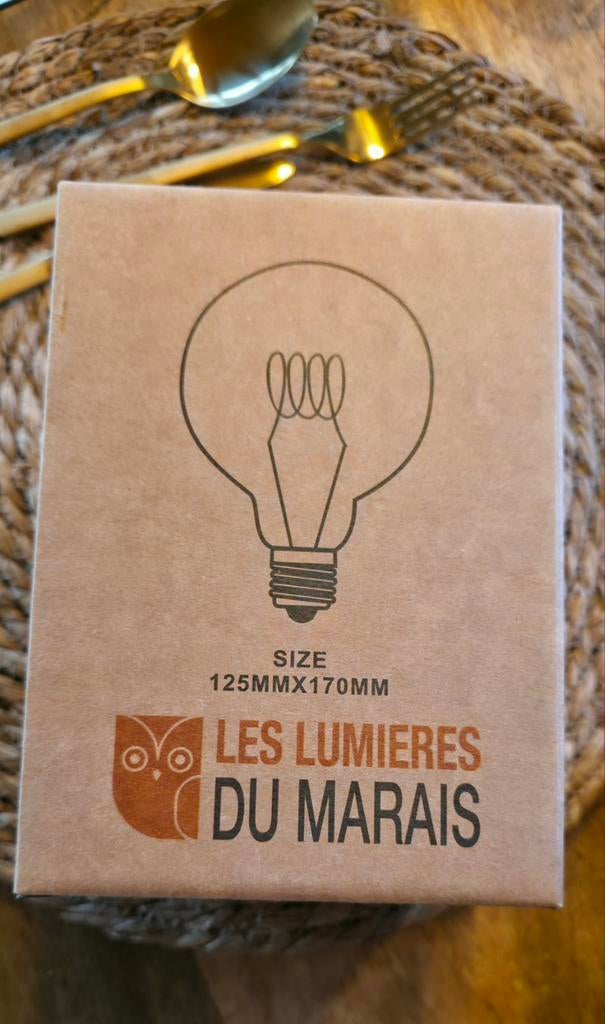 Ampoule filament led e27 Amber 125x170 mm, Maison & Meubles, Lampes | Lampes en vrac, Enlèvement ou Envoi