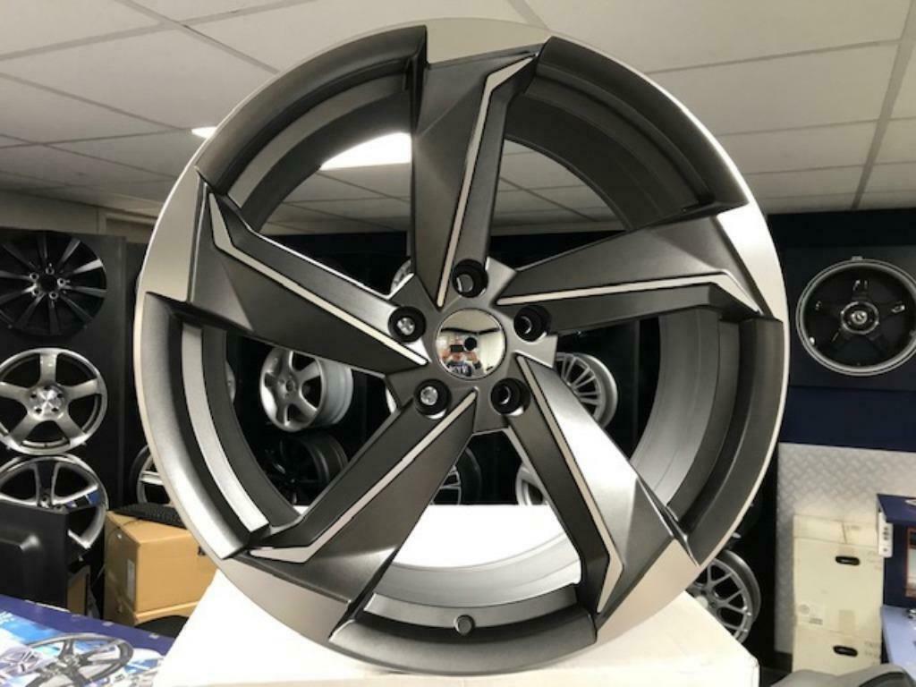 NIEUWE 19 inch 5x112 antraciet polish sportwielenset VW Audi, Autos : Pièces & Accessoires, Autres pièces automobiles, Audi, Seat