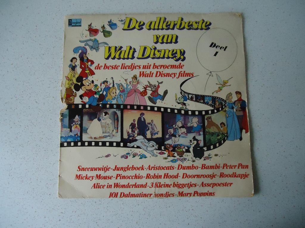 LP "De Allerbeste van Walt Disney" Deel 1 anno 1976., Cd's en Dvd's, Ophalen of Verzenden, Gebruikt, Muziek